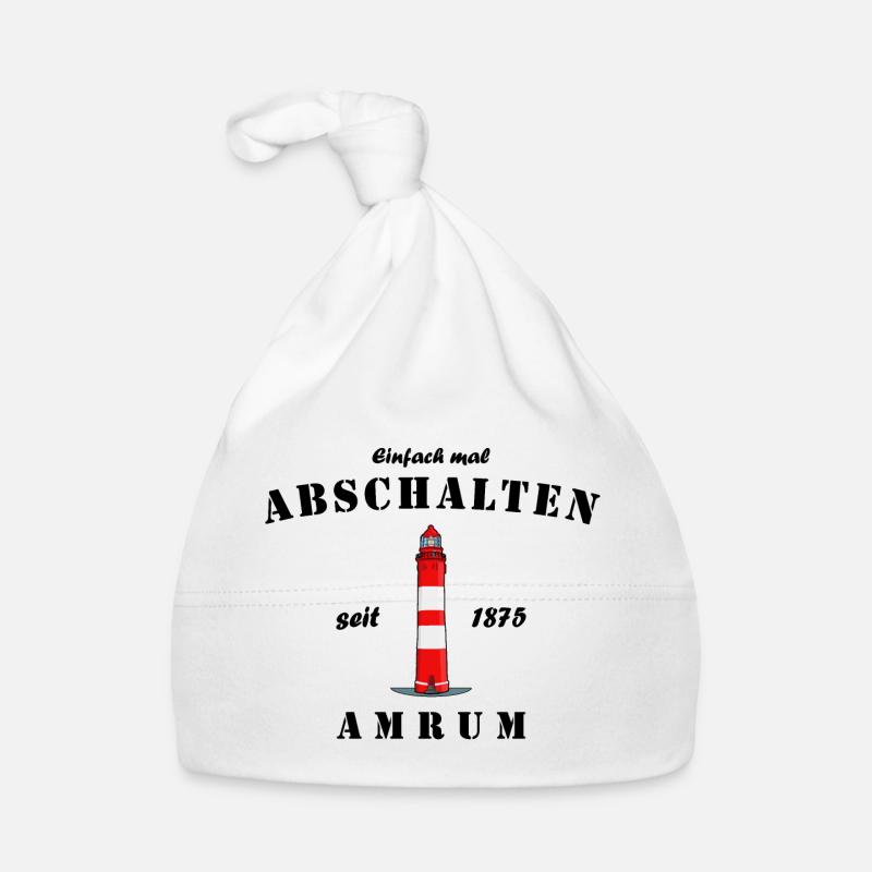 Phare sur Amrum, il suffit de s’éteindre Bonnet bio Bébé