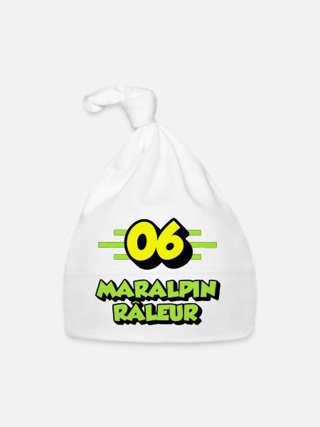Complaining Maralpin - Organic Baby Cap - white - Front
