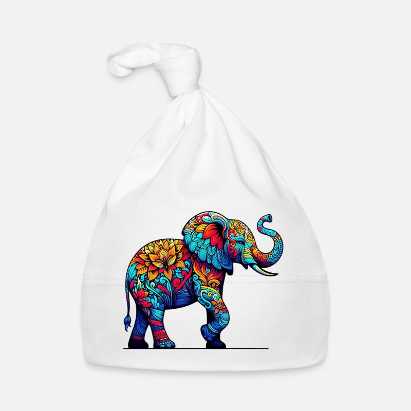 Elefant Baby Bio-Mütze