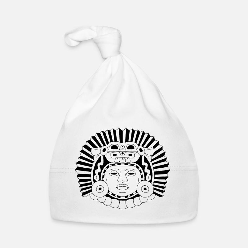 Aztec Dragon King Organic Baby Cap