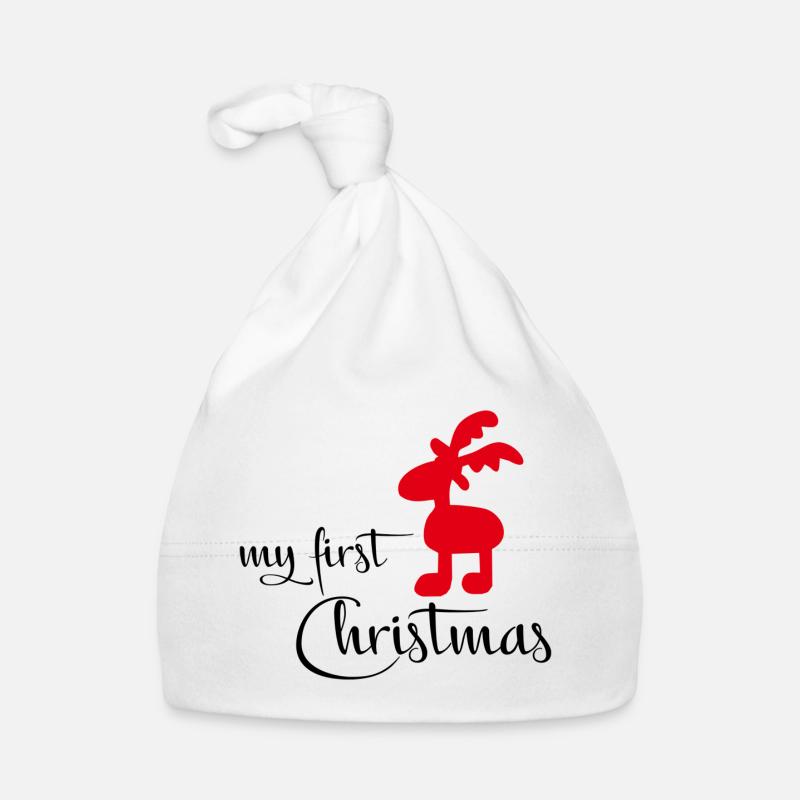 My first Christmas Baby Bio-Mütze