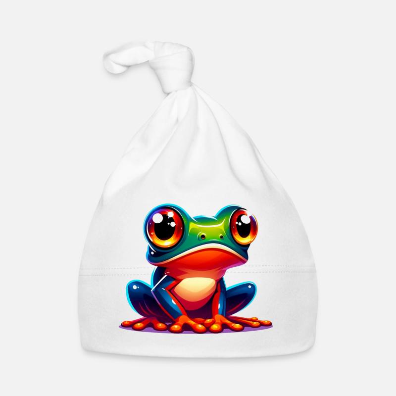 Frosch Baby Bio-Mütze