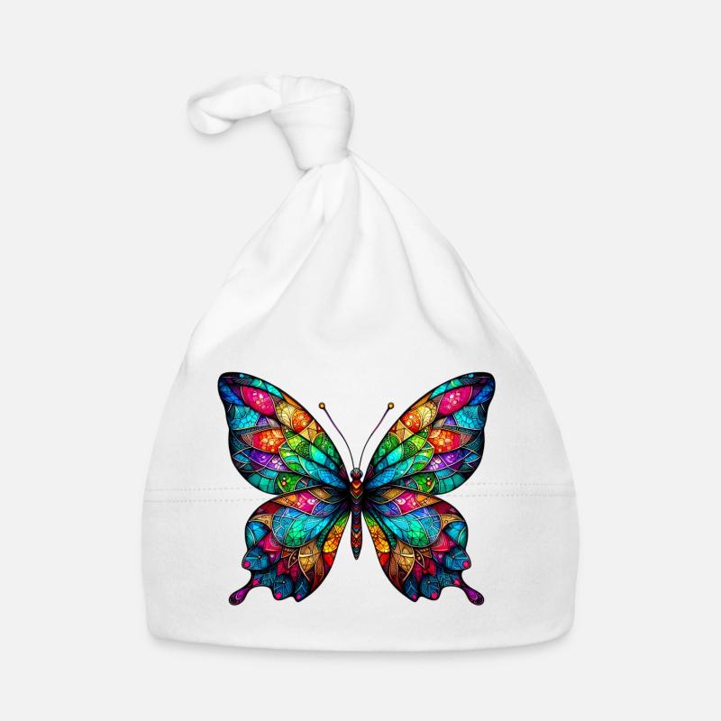 Schmetterling Baby Bio-Mütze