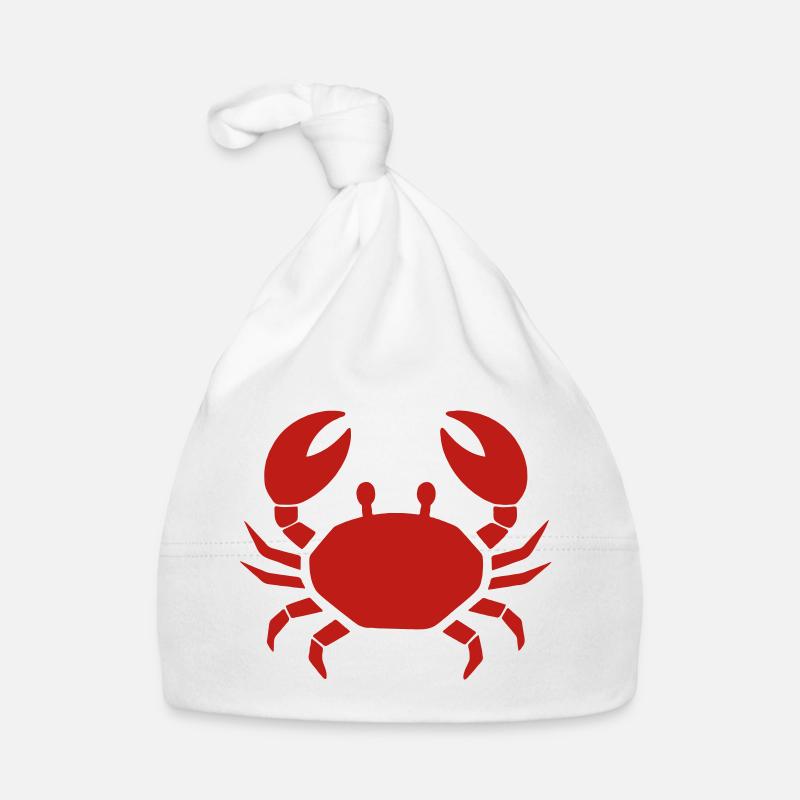 Coastal Crab Charm Organic Baby Cap