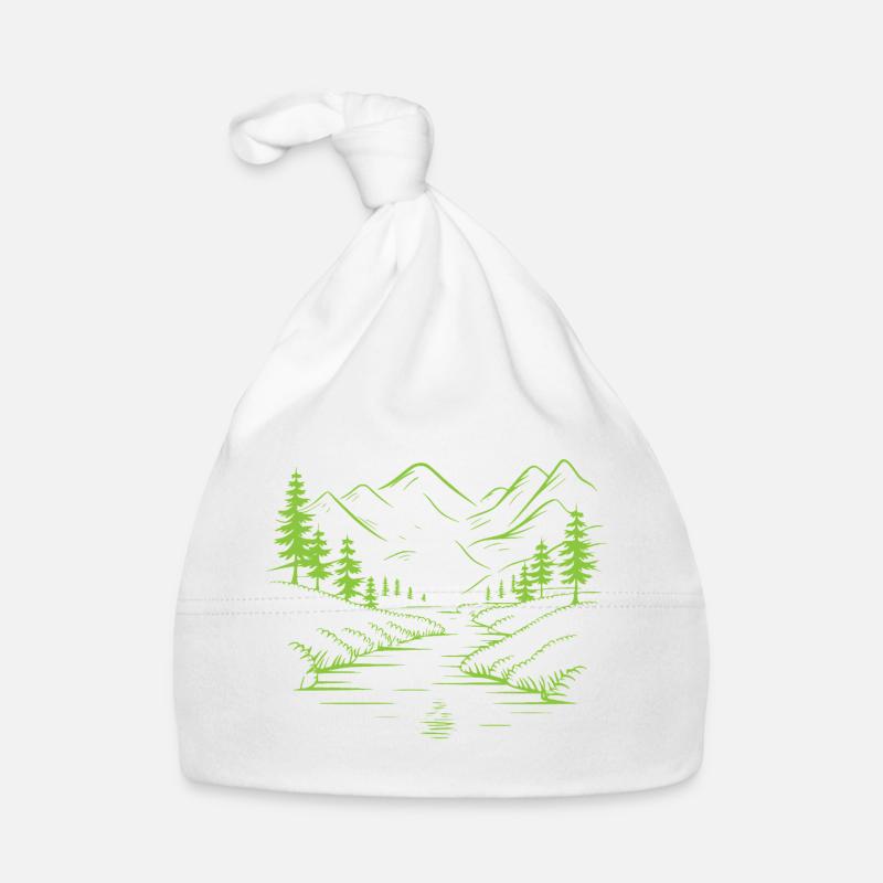 Montagnes Bonnet bio Bébé