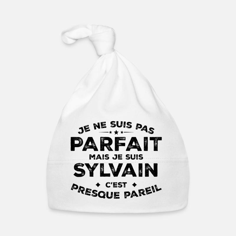 Sylvain Ein Vorname, eine Haltung Sylvain Humor Baby Bio-Mütze