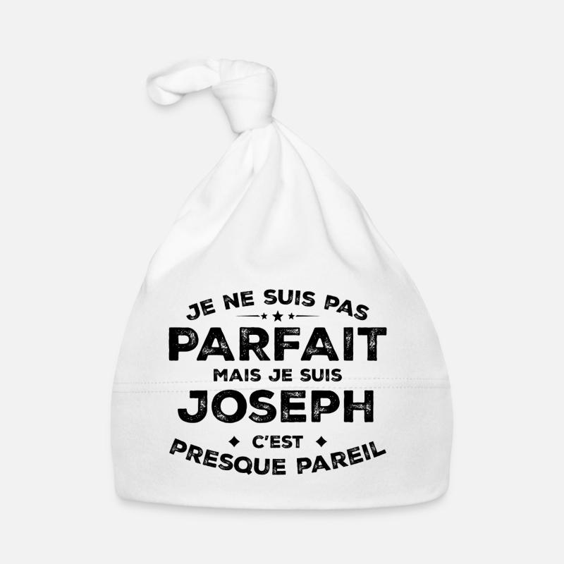 Joseph A First Name, An Attitude Humor Joseph Organic Baby Cap
