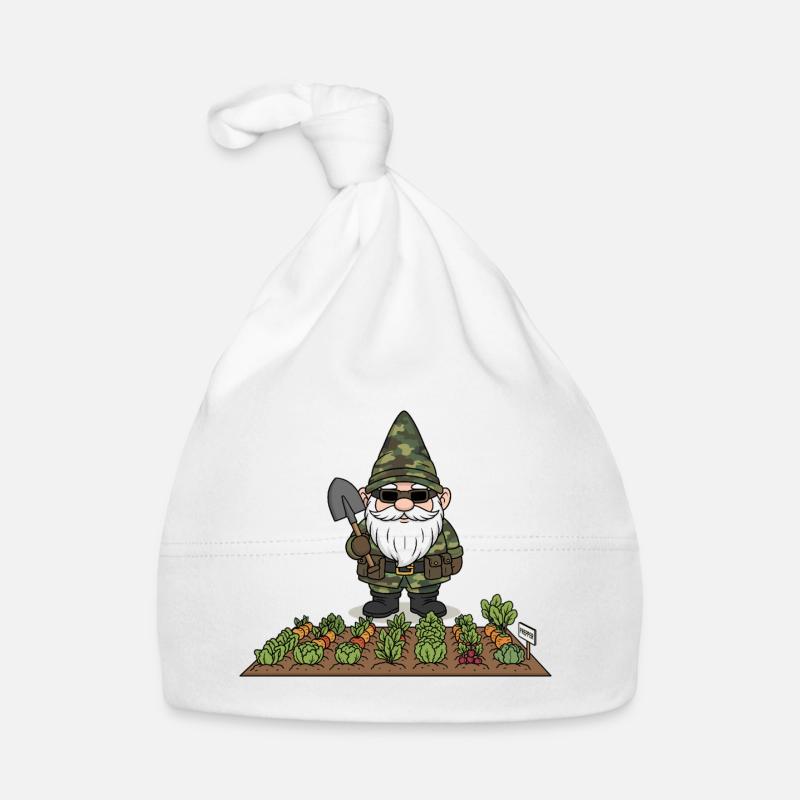 Gnome Prepper dans le potager Bonnet bio Bébé
