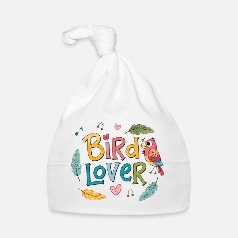 Bird Lover Arc-en-Ciel Bonnet bio Bébé