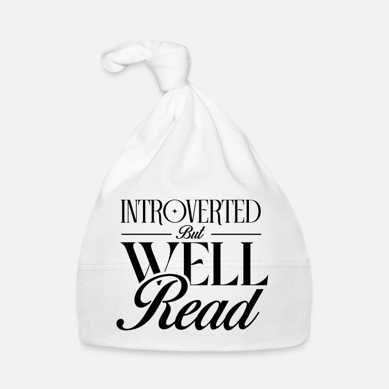 Introverted but Well Read Organic Baby Cap