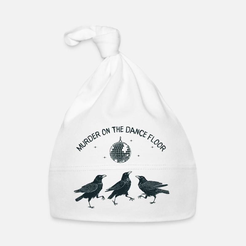Murder on the Dance Floor Crows Organic Baby Cap