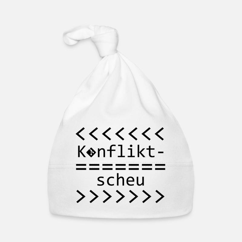 Chemise Git Nerd Aversion aux conflits Bonnet bio Bébé