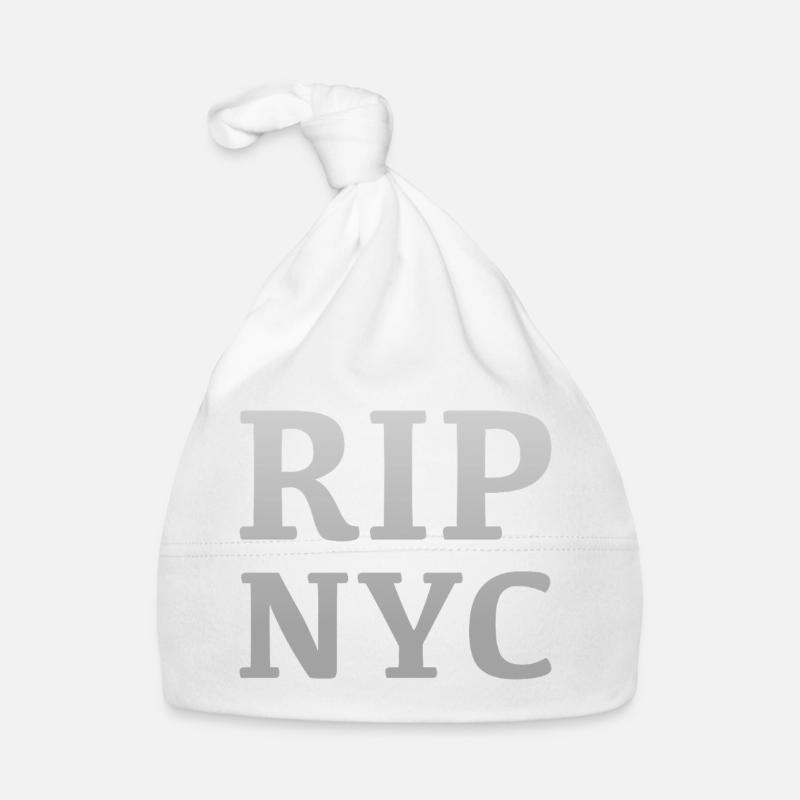 RIP NYC Design monochrome Bonnet bio Bébé