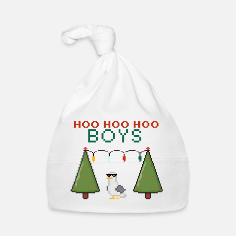 Pixel Seagull Les Garçons de Noël Bonnet bio Bébé