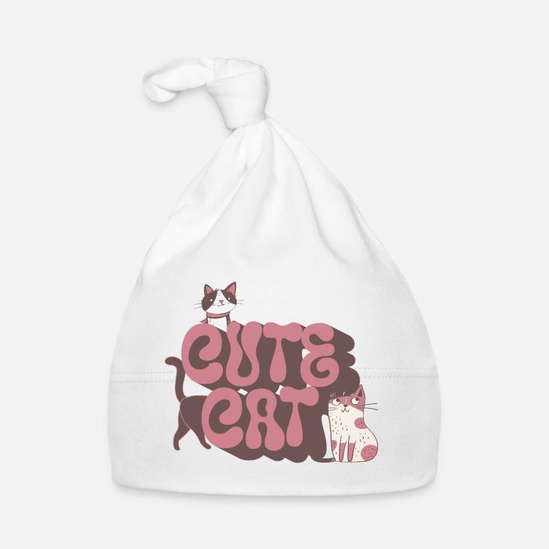 Cute Cat Baby Bio-Mütze