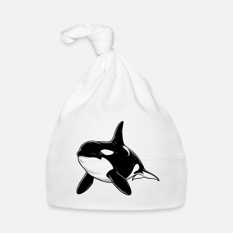 Killer whale Organic Baby Cap