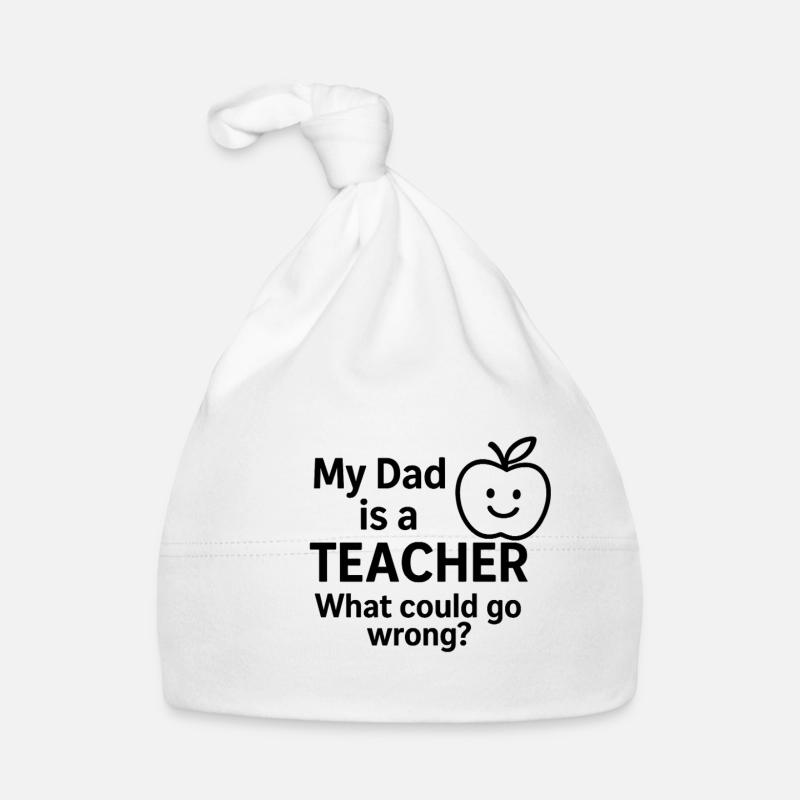 Fröhlicher Spruch  Baby Bio-Mütze