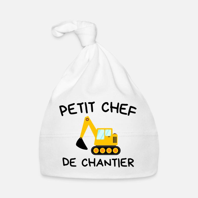 Small Construction Manager Construction Excavator Bonnet bio Bébé