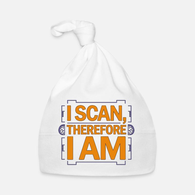 MRI Tech I Scan Therefore I Am MRI Technologist Organic Baby Cap