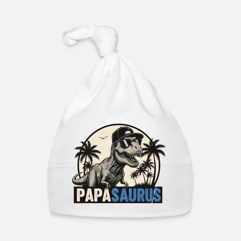 Papasaurus – Cooler T-Rex Vater Design Baby Bio-Mütze