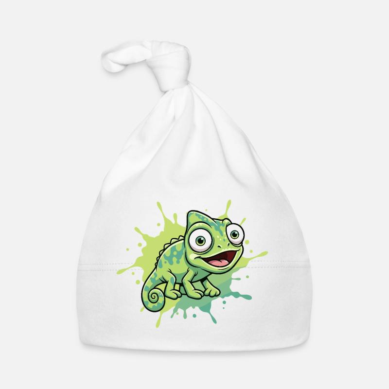 Joyeuse éclaboussure caméléon Bonnet bio Bébé
