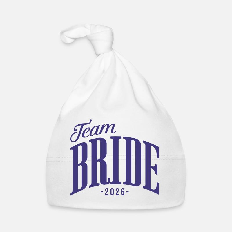 Team Bride Bachelorette Party 2026 Organic Baby Cap