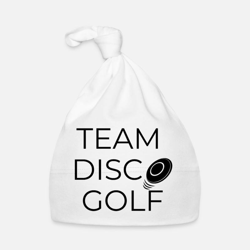 Team Disco Golf - Design mit Scheibe Baby Bio-Mütze