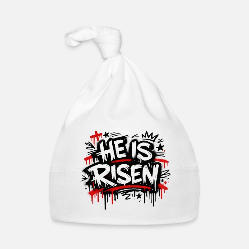 He is risen Baby Bio-Mütze