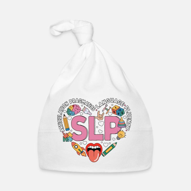 Speech Therapy Speech Language Pathology SLP Organic Baby Cap