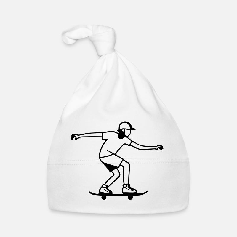 skateboarder Organic Baby Cap