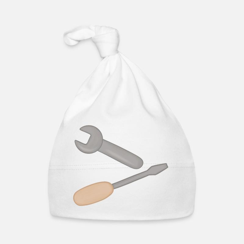 Duo d’outils : clé et tournevis Bonnet bio Bébé