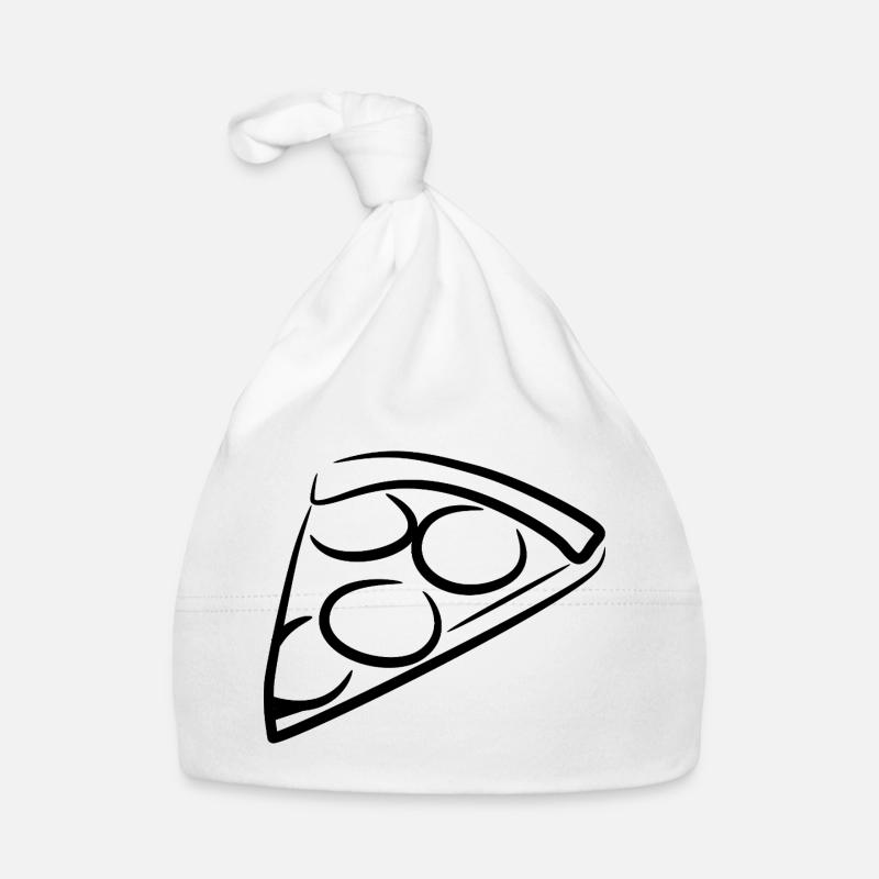 Pizza Organic Baby Cap