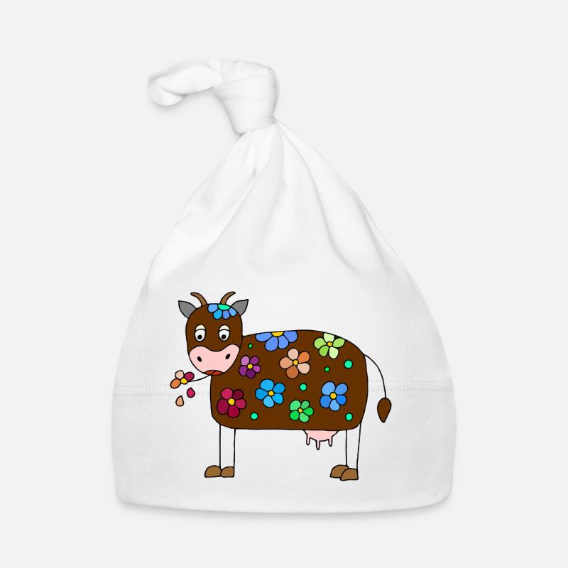 Cow Organic Baby Cap