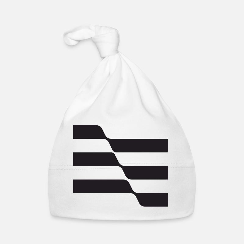 Noir Wave design Organic Baby Cap