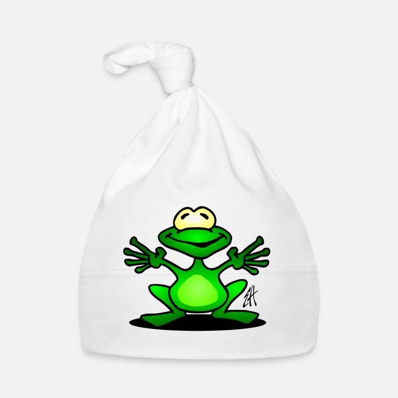 Frosch Baby Bio-Mütze