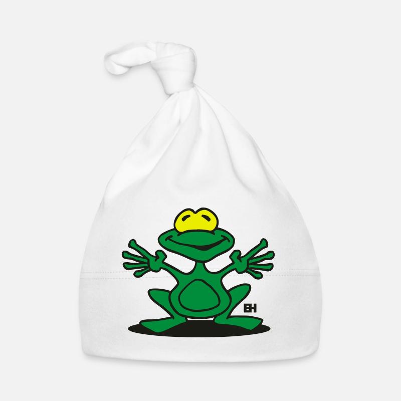 Frosch Baby Bio-Mütze