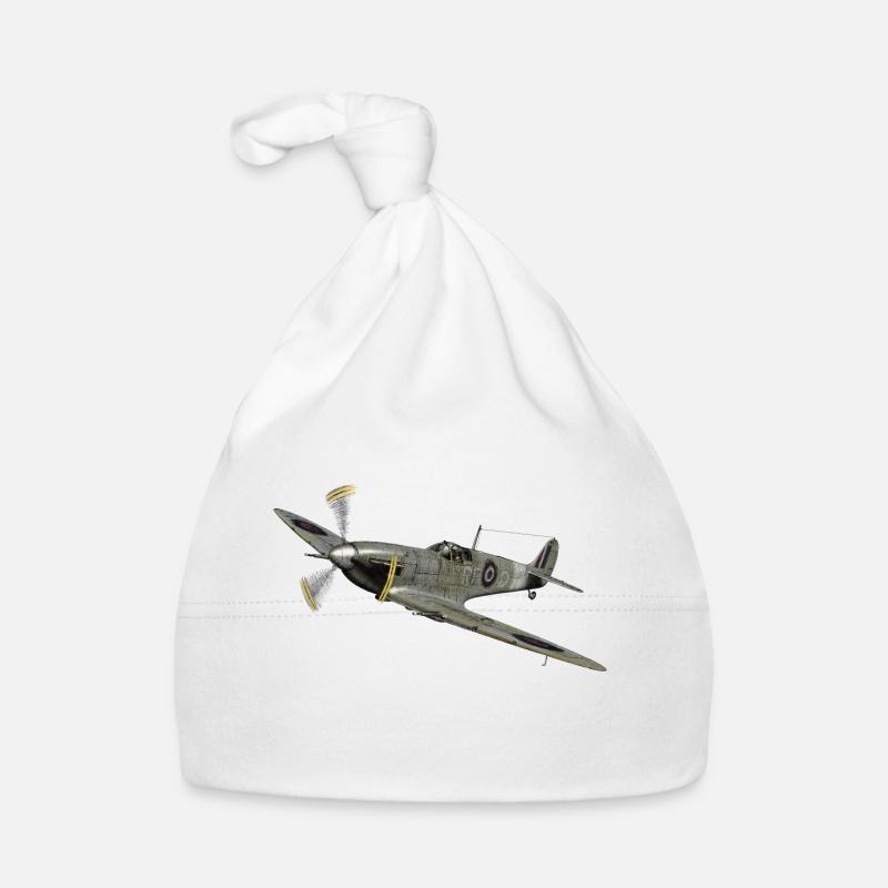 Spitfire - Baby Bio-Mütze - Weiß