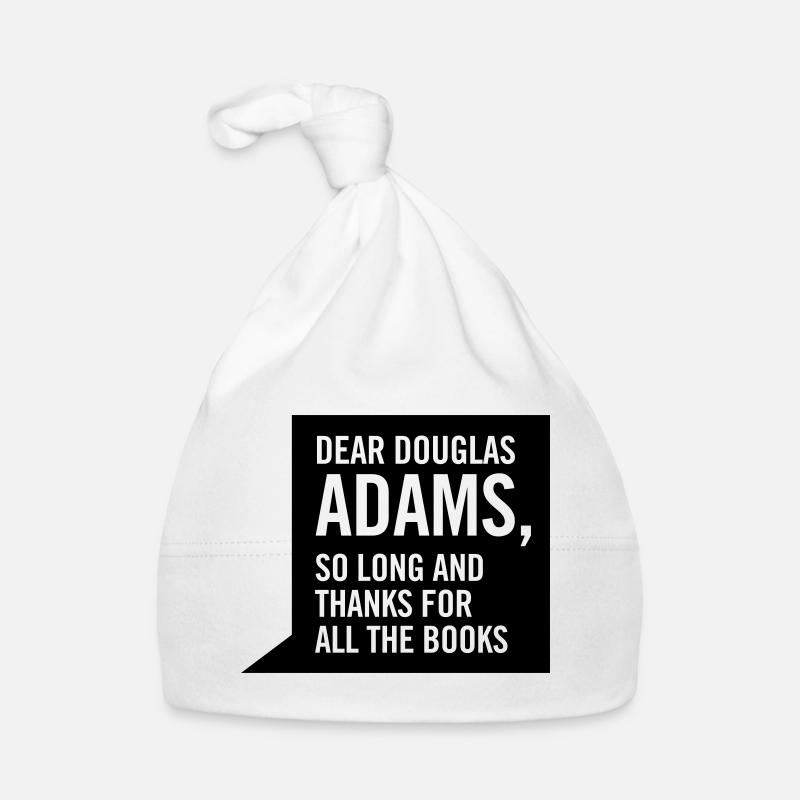 dear douglas adams - Organic Baby Cap - white
