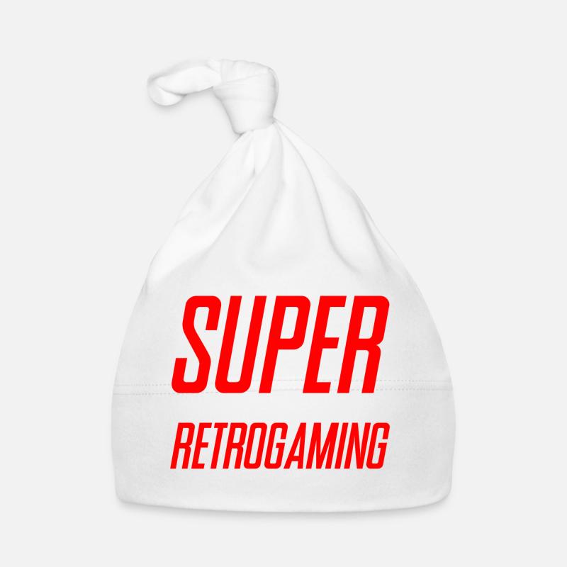 SUPER RETROGAMING Bonnet bio Bébé