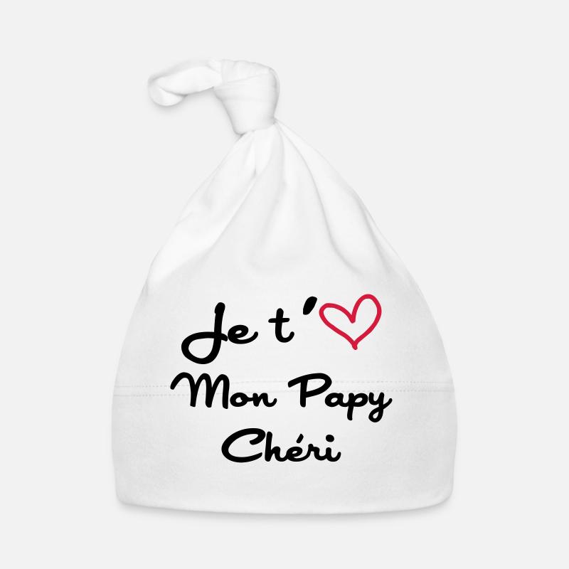 Papy Chéri / Grand-Père / Naissance / Bébé Bonnet bio Bébé