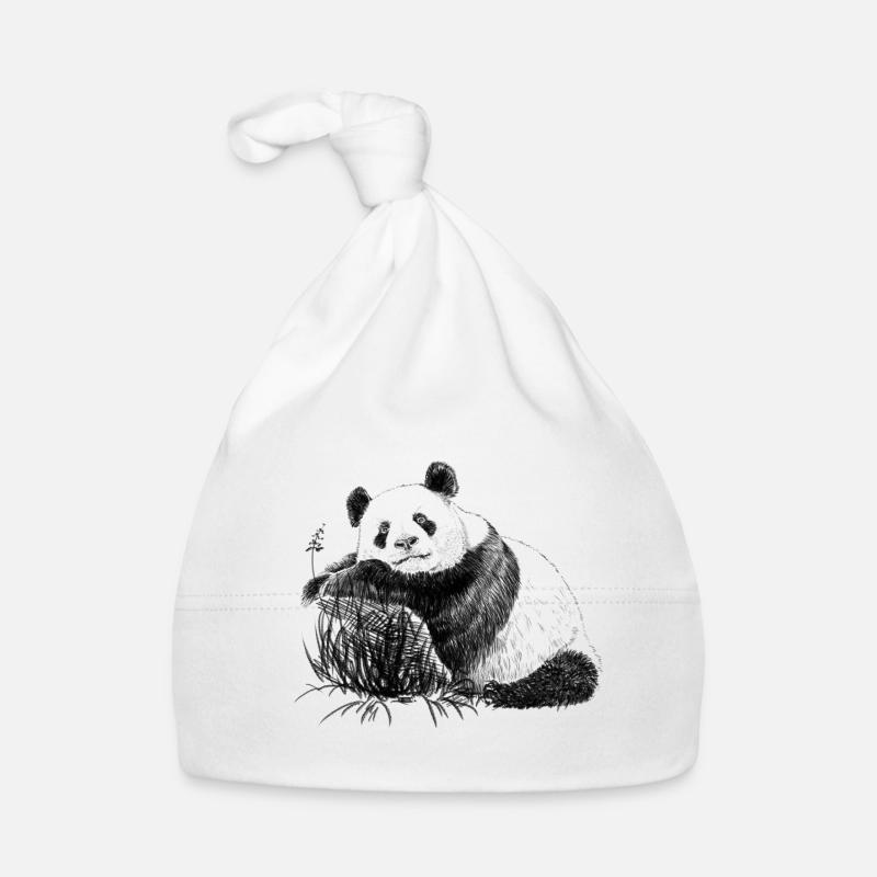 Panda Organic Baby Cap