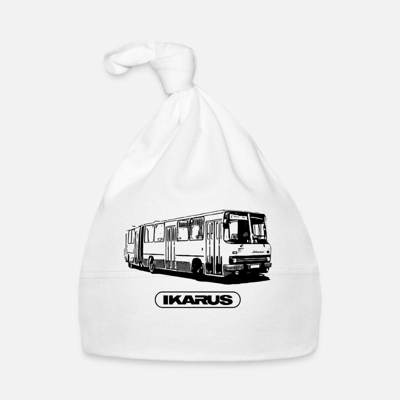 IKARUS 280 - Autobus - Omnibus - Bonnet bio Bébé - blanc