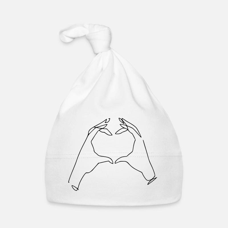 Main de cœur Bonnet bio Bébé