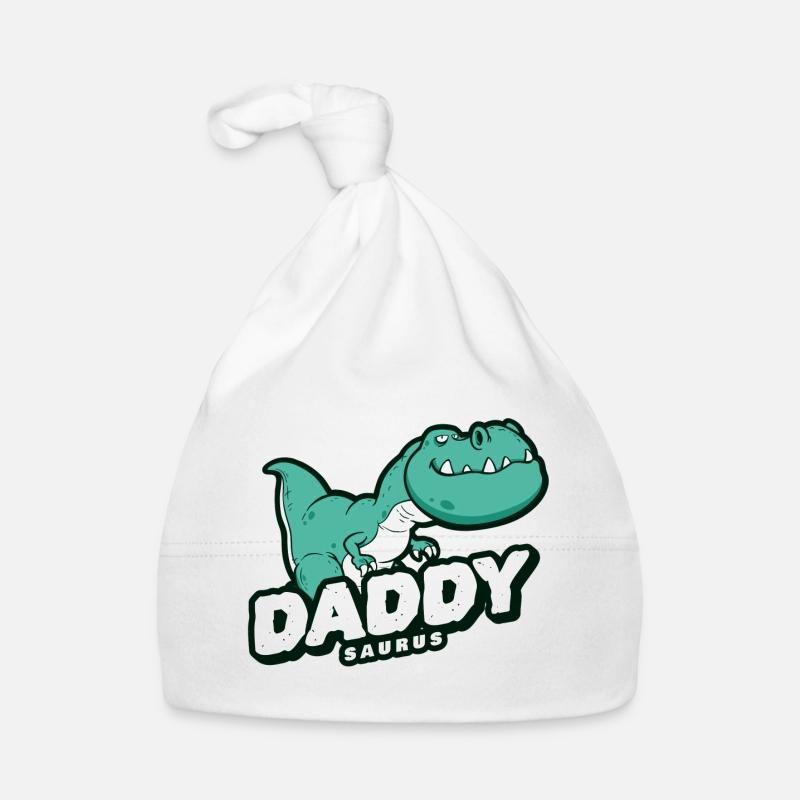 Dinosaurier Papa Vater Vaterschaft Baby Bio-Mütze