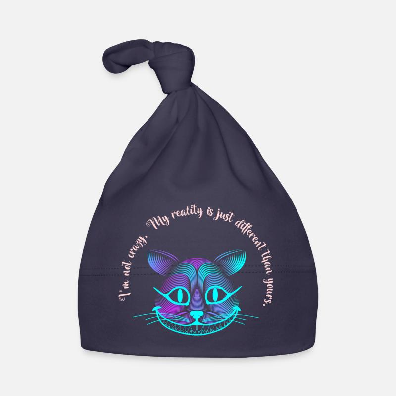 Chat souriant Bonnet bio Bébé