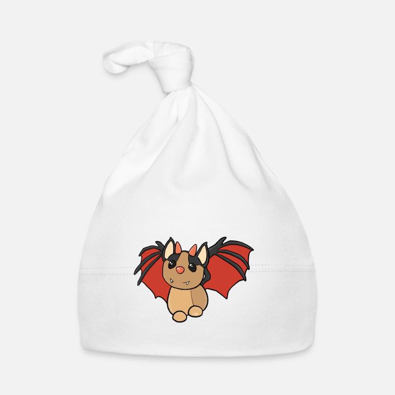 Dessin animé dragon chauve-souris Bonnet bio Bébé