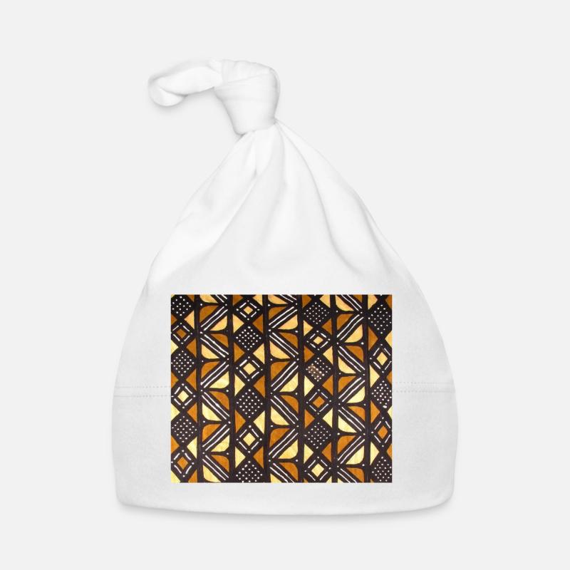 Bogolan Afrika Baby Bio-Mütze