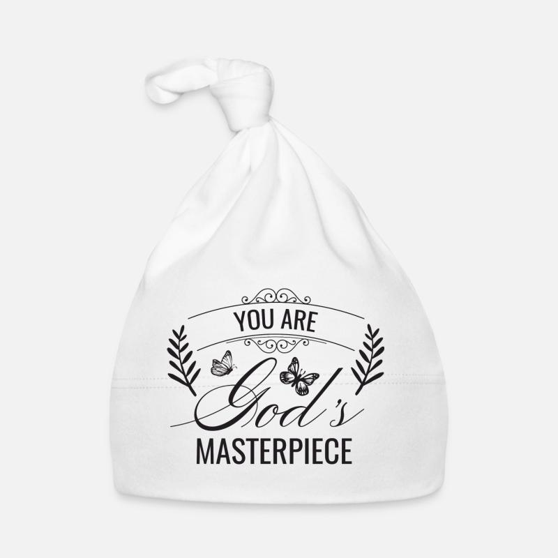 Tu es le chef-d'œuvre de Dieu Bonnet bio Bébé