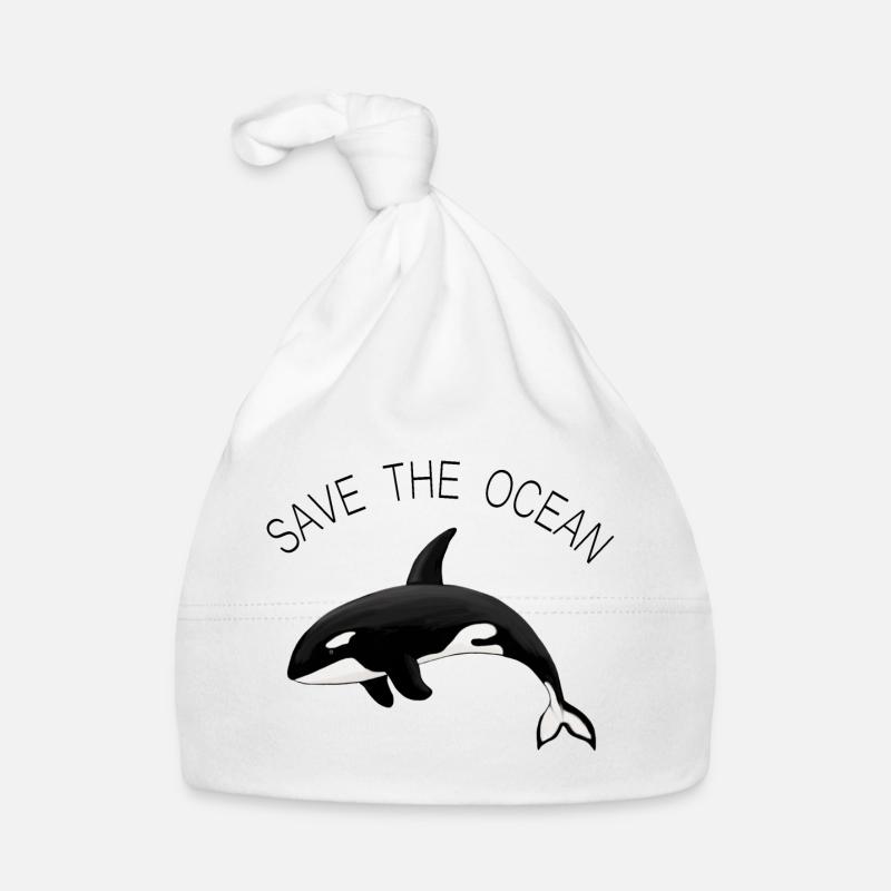 Save the Ocean Orca Killerwal Baby Bio-Mütze