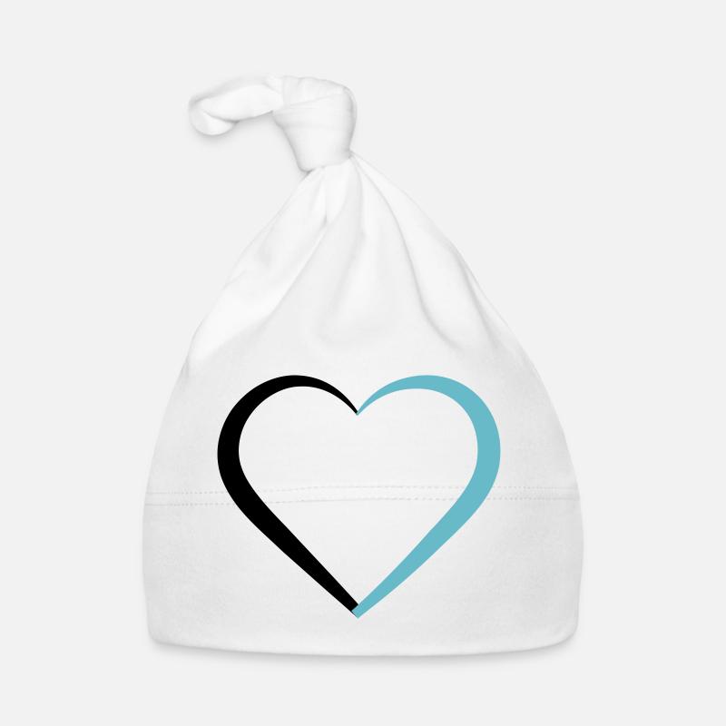 heart Organic Baby Cap